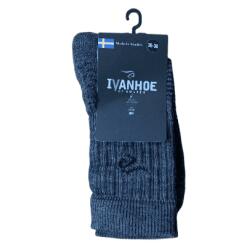 Ivanhoe trekking sokker i 90% merinould koksgr