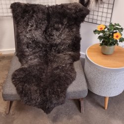 Islandsk klippet lammeskind naturligt gr stnk str XL  4912