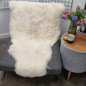 Islandsk klippet lammeskind lys str L - 3520