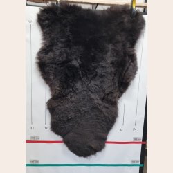 klippet lammeskind sort str L 3612