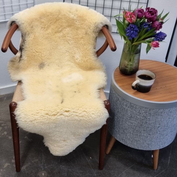 Medicinsk garvet lammeskind til baby vaskbar str S - 9051