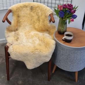 Medicinsk garvet lammeskind til baby vaskbar str S - 9053