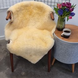 Medicinsk garvet lammeskind til baby vaskbar str S - 9055