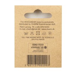 Luksus Merino uldsokker med 75 %  sort