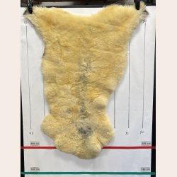 Medicinsk garvet lammeskind til baby vaskbar str S - 9053