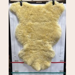 Medicinsk garvet lammeskind til baby vaskbar str L - 9130