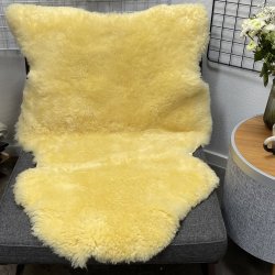 Medicinsk garvet lammeskind til baby vaskbar str L - 9133