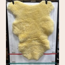 Medicinsk garvet lammeskind til baby vaskbar str L - 9133