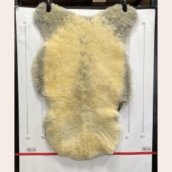 Medicinsk garvet lammeskind til baby vaskbar str S - 9058