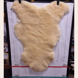 Medicinsk garvet lammeskind til baby vaskbar str M - 9061