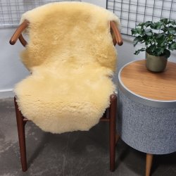 Medicinsk garvet lammeskind til baby vaskbar str S - 9056