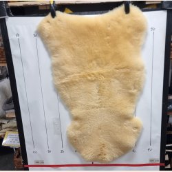 Medicinsk garvet lammeskind til baby vaskbar str S - 9058