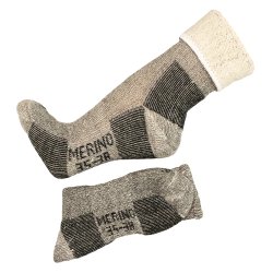 Trekkingsokker i 85% Merinould sort