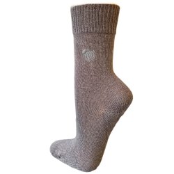 Mohair uldsokker koksgr