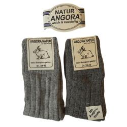 Uldsokker Angora 88% uld 2 par