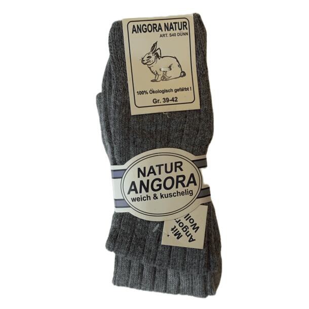 Uldsokker Angora 88% uld 2 par