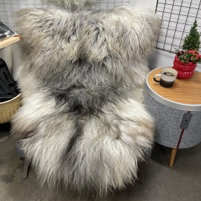 Islandsk lammeskind gr� str XL 4415