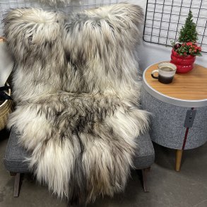 Islandsk lammeskind gr� str XL 4416