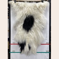 Islandsk lammeskind plettet str XL 4220
