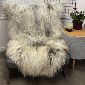 Islandsk lammeskind gr� str XL 4410