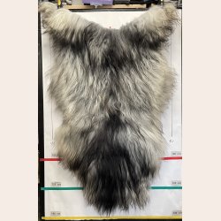 Islandsk lammeskind gr� str XL 4411