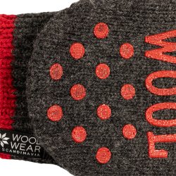 Uldsokker skridsikre 80% uld