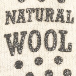 Uldsokker skridsikre 80 % uld hvid