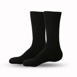 Uldsokker Alpaka  88% uld 2 par Sort/Sort