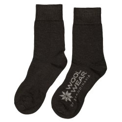 Luksus Merino uldsokker med 75 %  sort