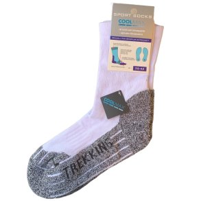 Cool-Max Trekkingsokker Hvid