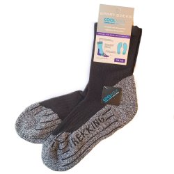Cool-Max Trekkingsokker Sort