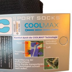Cool-Max Trekkingsokker Sort