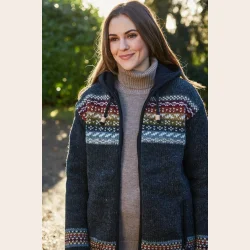 Httejakke med lynlslommer og foer