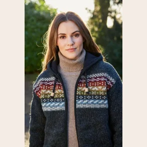 Httejakke med lynlslommer og foer