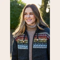 Httejakke med lynlslommer og foer