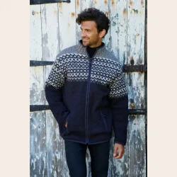 Httejakke med lynlslommer og foer