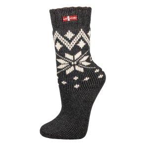 Uldsokker tykke danske flag 80 % uld koks