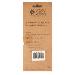 Uldsokker norsk flag 80 % uld rd