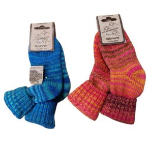 Uldsokker rd eller bl - udgr