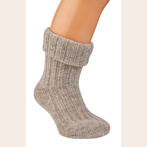 Baby Uldsokker 50% Uld Natur