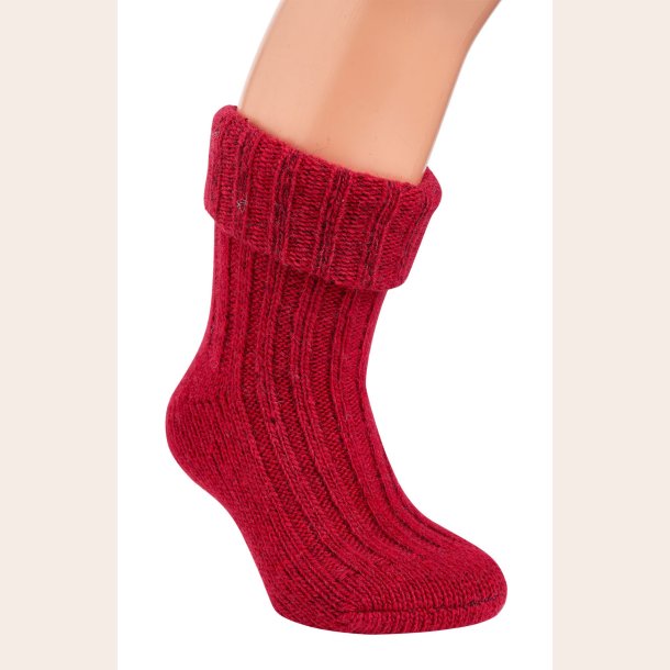 Baby Uldsokker 50% Uld R�d