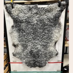 Gottlandsk Lammeskind grt krllet vaskbar - 8009