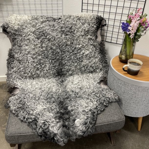 Gottlandsk Lammeskind gr�t kr�llet vaskbar - 8016