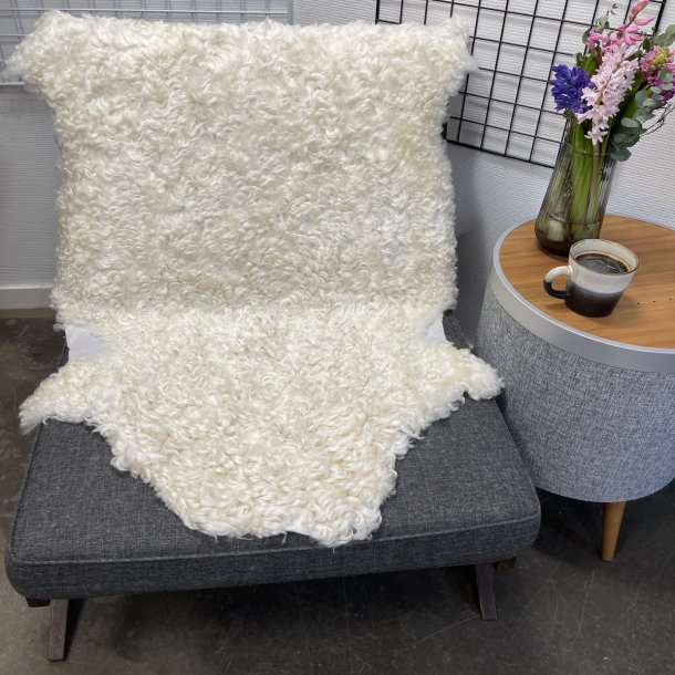 leicester Lammeskind lyst kr�llet vaskbar - 8410