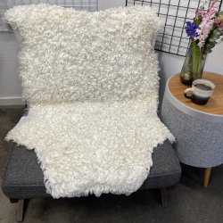 Leicester Lammeskind lyst kr�llet vaskbar - 8414