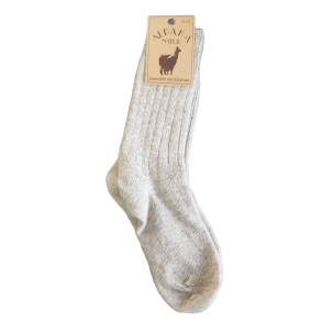 Alpakasokker 95 % uld Natur