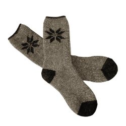 Uldsokker med Stjerne 80% uld Gr