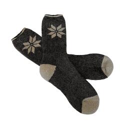 Uldsokker med Stjerne 80% uld Koks