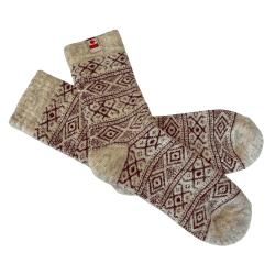 Uldsokker Canadisk flag 80% uld