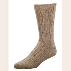 tykke uldsokker 100% lammeuld Brun